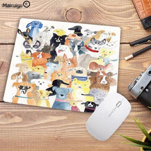 Load image into Gallery viewer, Watercolor Dogs Mouse Pad
