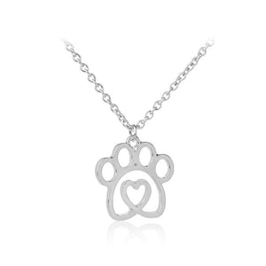 You Hold My Heart Paw Necklace