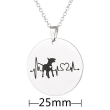 Load image into Gallery viewer, Dog Heartbeat Pendants
