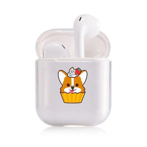 Clear Puppy Hard-sided AirPods Case