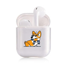 Load image into Gallery viewer, Clear Puppy Hard-sided AirPods Case
