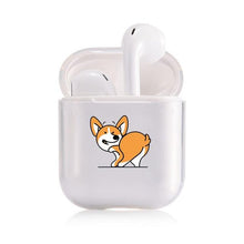 Load image into Gallery viewer, Clear Puppy Hard-sided AirPods Case
