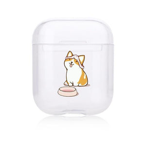 Clear Puppy Hard-sided AirPods Case