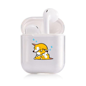 Clear Puppy Hard-sided AirPods Case