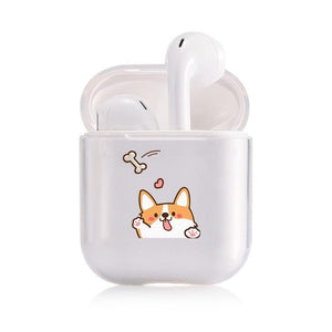 Clear Puppy Hard-sided AirPods Case