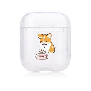 Clear Puppy Hard-sided AirPods Case