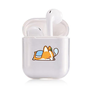 Clear Puppy Hard-sided AirPods Case