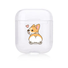 Load image into Gallery viewer, Clear Puppy Hard-sided AirPods Case
