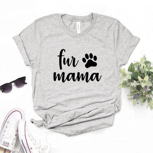 Fur Mama Paw Print T-Shirt