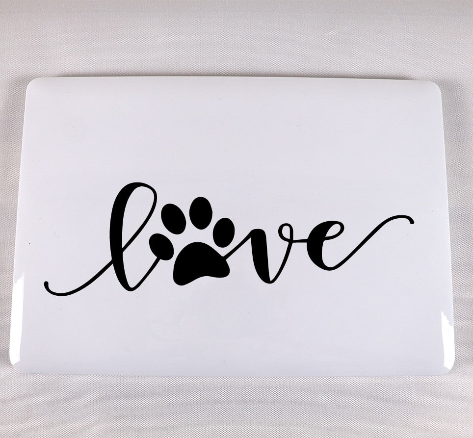 Puppy Love Laptop Sticker